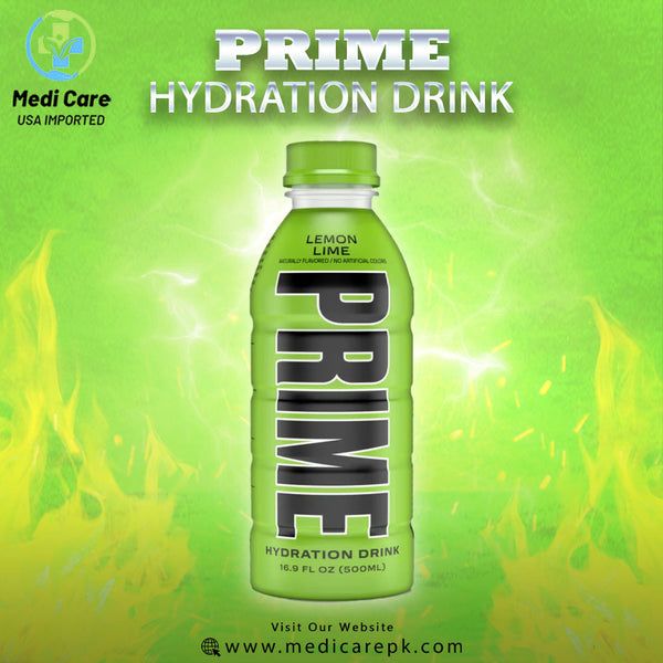 Prime Hydration Drink, Lemon Lime, 16.9 fl oz, Single Bottle