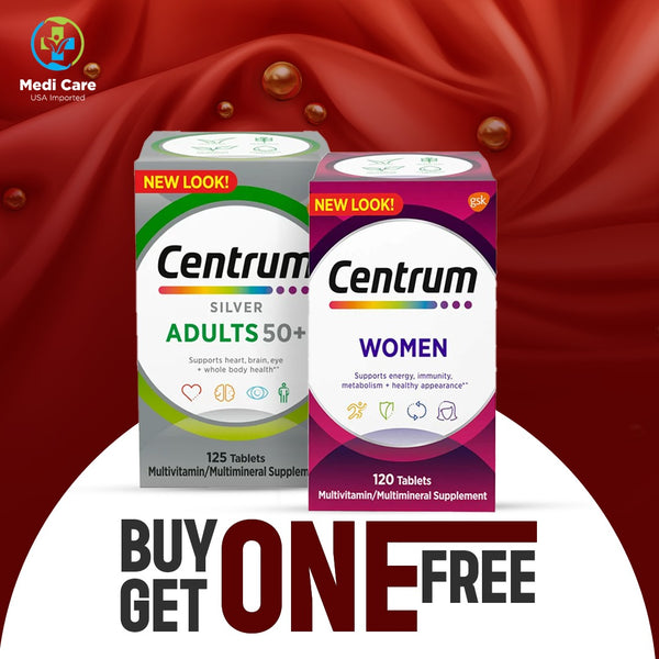 BUNDLE OFFER Centrum Adults 50+ (125 Tablets) | Centrum Women (120 Tablet)