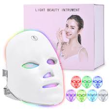 Rechargeable Facial LED Mask: 7-Color Therapy for Radiant Skin