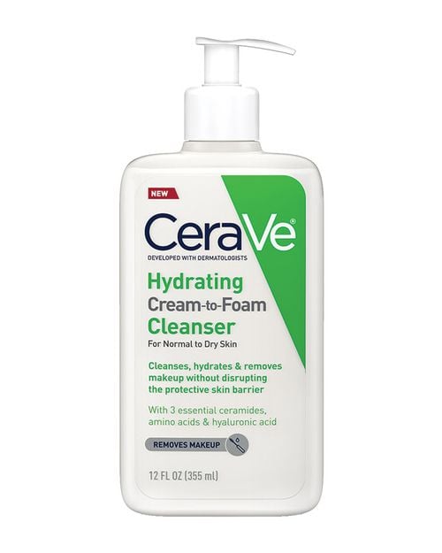 Cerave Hydrating Cream To Foam Cleanser 16oz (473ml)