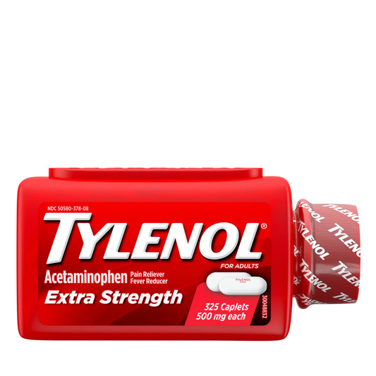 Tylenol Extra Strength Caplets, Fever Reducer and Pain Reliever, 500 mg, 325 ct.