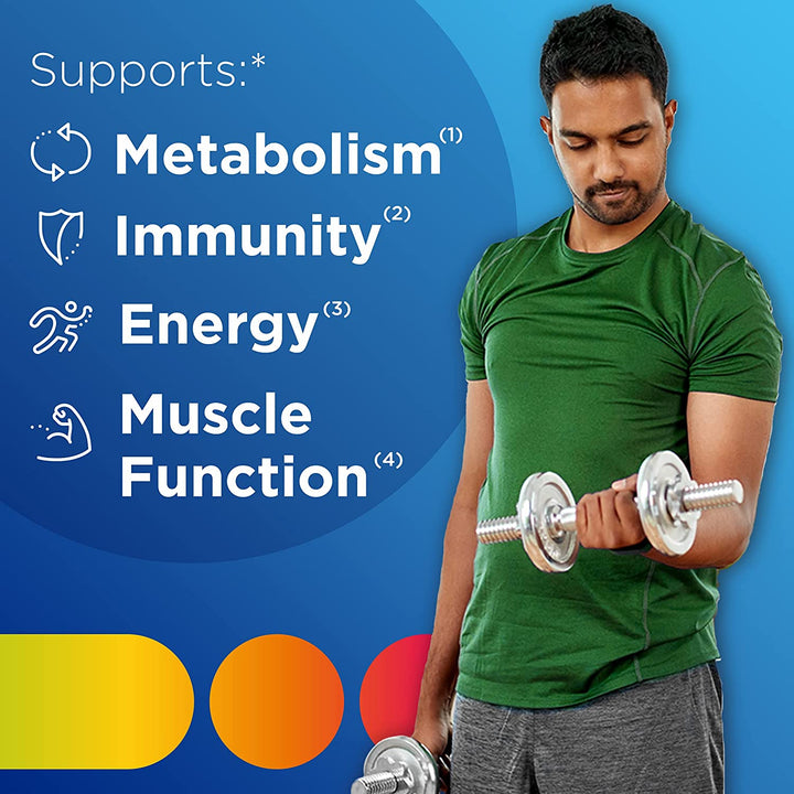 Centrum Multivitamin for Men, Multivitamin/Multimineral Supplement with Vitamin D3, B Vitamins and Antioxidants, Gluten Free, Non-GMO Ingredients - 120 TabletsCount