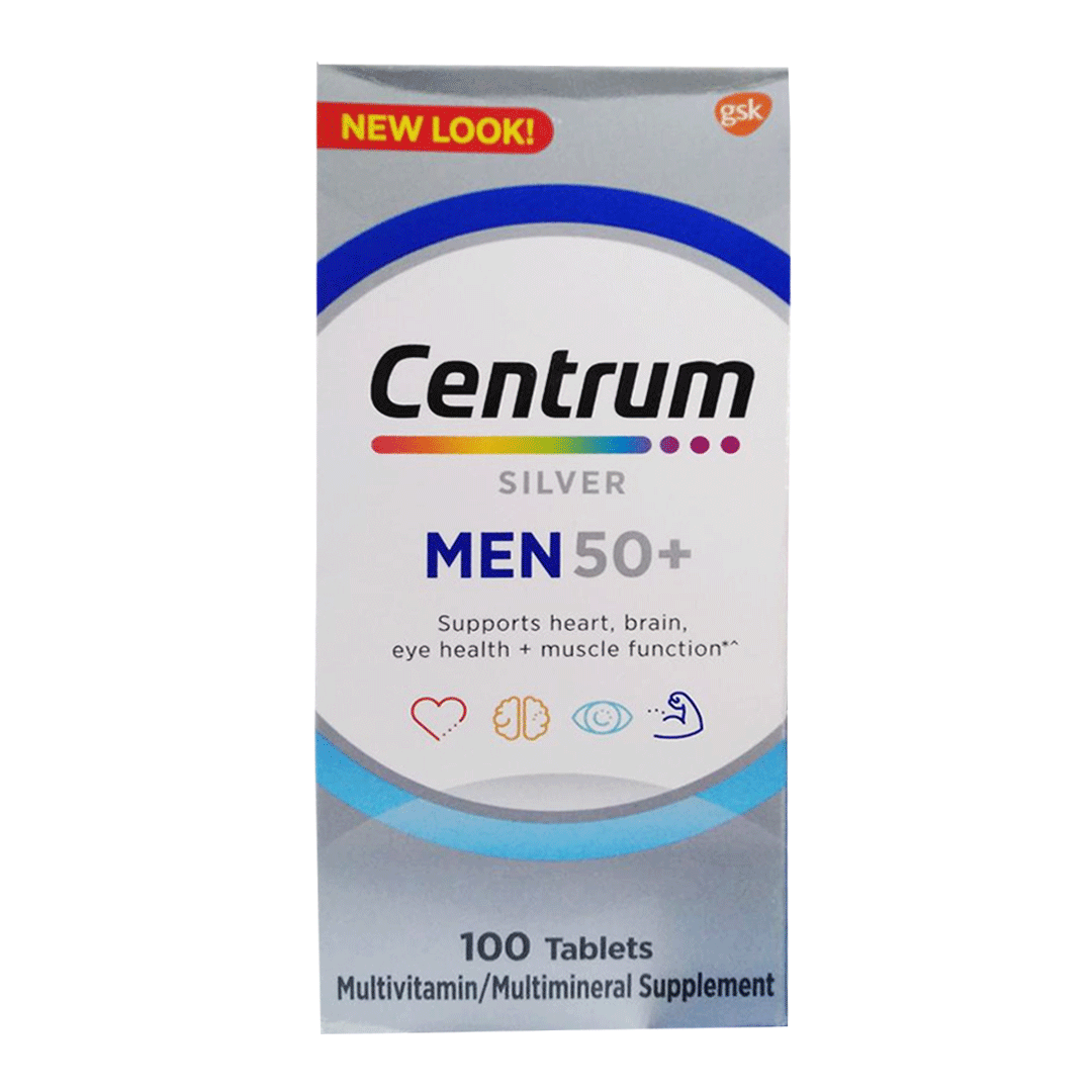 Centrum Men's Silver 50+ (100 Tablets)