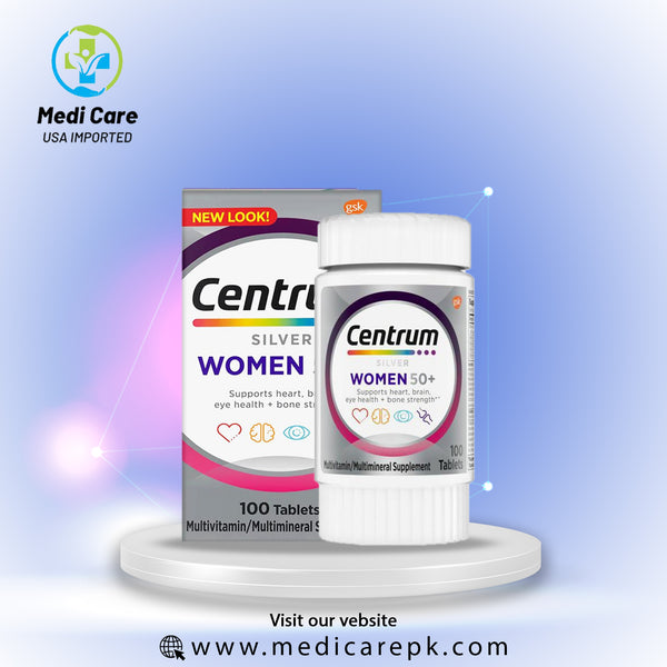 Centrum Silver For 50+ Women 100 Tablets on medicarepk.com